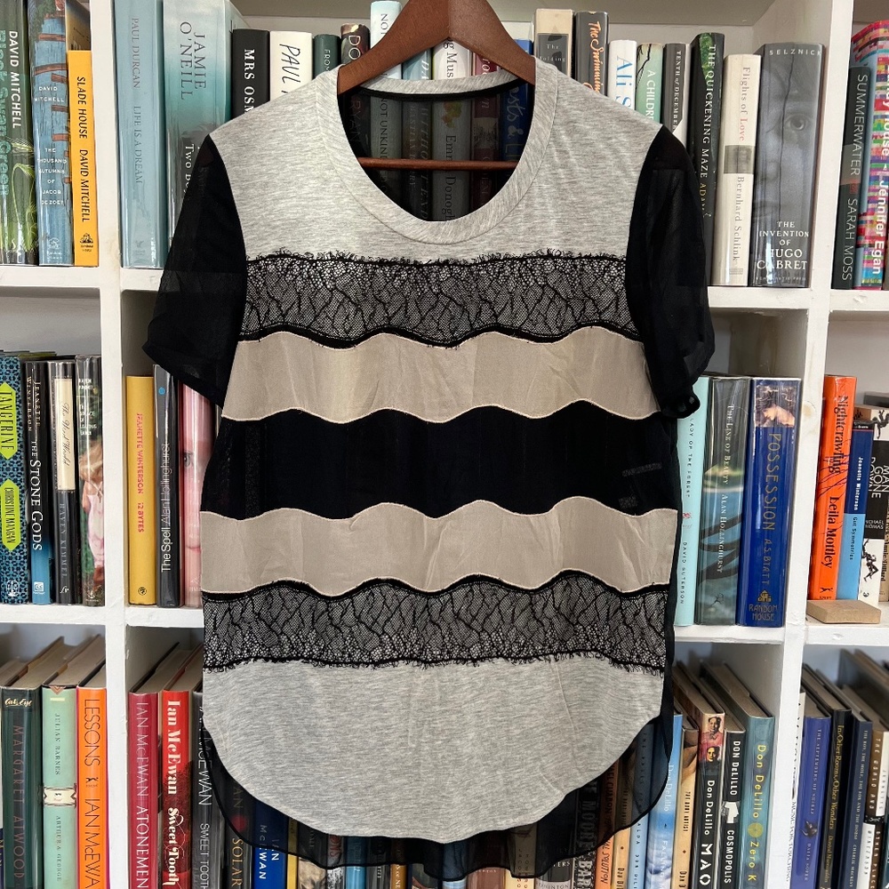 Phillip Lim Lace & Silk Top